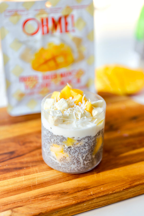 Sweet Mango Coconut Chia Pudding